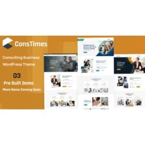 ConsTimes Consulting Business WordPress Theme