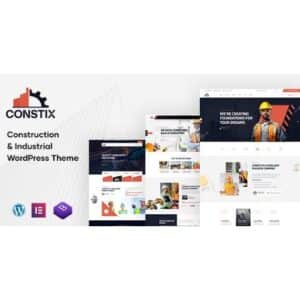 Constix Construction Factory & Industrial WordPress Theme