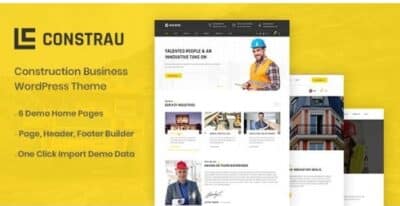 Constrau Construction Business WordPress Theme