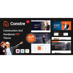 Constre Construction, Building & Handyman Services WordPress Theme