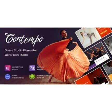 Contempo - Dance School WordPress Theme