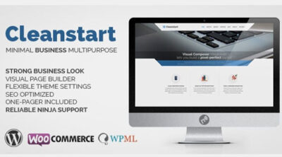 Corporate Business WordPress Theme – Cleanstart