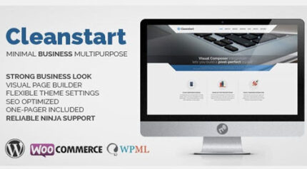 Corporate Business WordPress Theme – Cleanstart