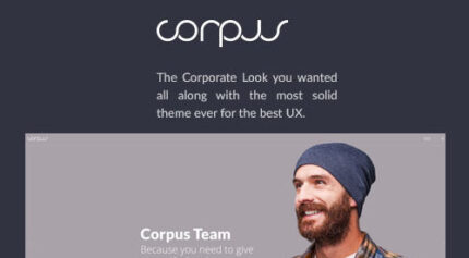 Corpus – Responsive Corporate WordPress Theme