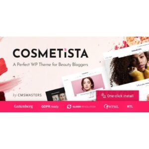 Cosmetista Makeup Review Beauty WordPress Theme