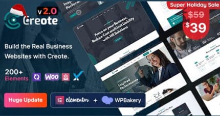 Creote – Corporate & Consulting Business WordPress Theme