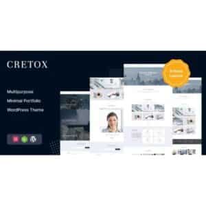 Cretox Multipurpose Minimal Portfolio WordPress Theme