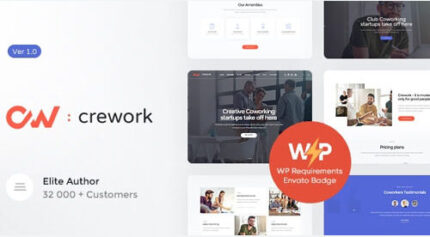 Crework | Coworking and Creative Space WordPress Theme