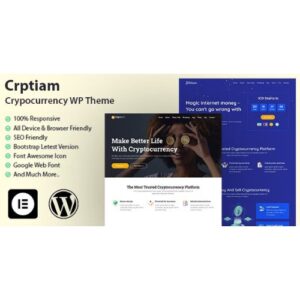 Crptiam Cryptocurrency WordPress Theme