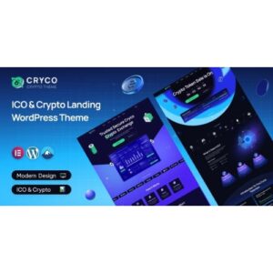 Cryco ICO & Crypto Landing WordPress Theme