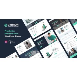 Cybron Prosthetics Medical Center WordPress Theme