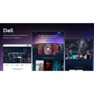 Dali Movies & TV Shows WordPress Theme