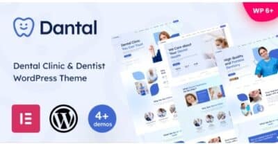 Dantal Dental Clinic & Dentist WordPress Theme