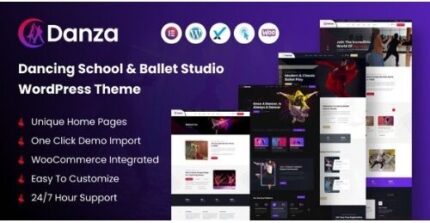 Danza – Dancing School and Ballet Studio WordPress Theme