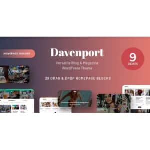 Davenport Versatile Blog and Magazine WordPress Theme