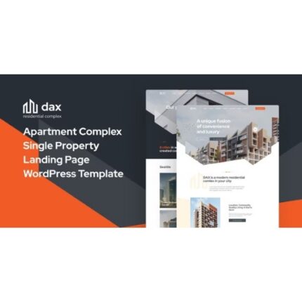 DAXX - Apartment Complex WordPress Theme