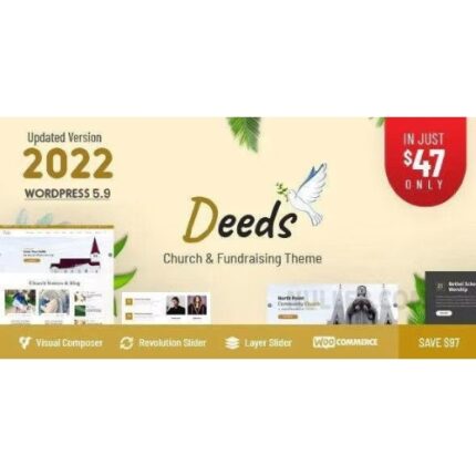 Deeds - Best Responsive Nonprofit Church WordPress Theme