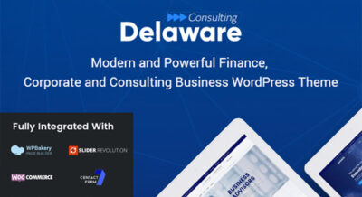 Delaware – Consulting and Finance WordPress Theme
