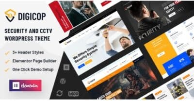 Digicop Security and CCTV WordPress Theme