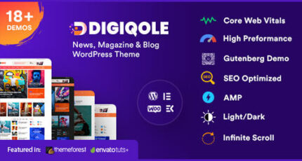 Digiqole – News Magazine WordPress Theme