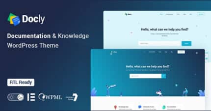 Docly – Documentation And Knowledge Base WordPress Theme with bbPress Helpdesk Forum