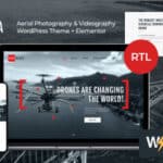 Drone Media | Aerial Photography & Videography WordPress Theme + Elementor