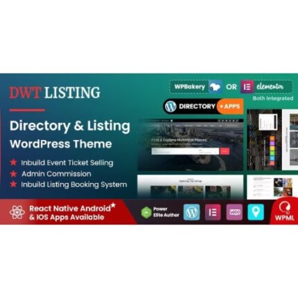 DWT - Directory & Listing WordPress Theme
