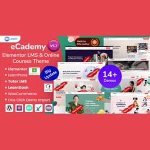 ECademy – Education LMS & Online Coaching Courses WordPress Theme