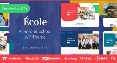 Ecole – Education & School WordPress Theme