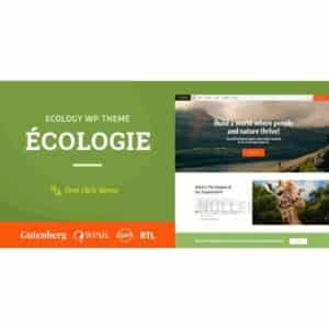 Ecologie Environmental NGO & Ecology WordPress Theme