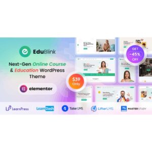 EduBlink Education & Online Course WordPress Theme