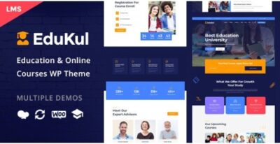 Edukul | Online Courses WordPress Theme