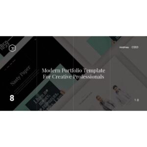Eight Responsive Portfolio WordPress Theme