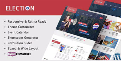 Election – Political WordPress Theme