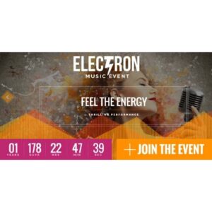 Electron Event Concert & Christmas New Year Conference Theme