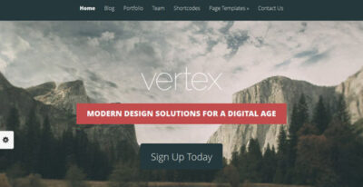 Elegant Themes Vertex WordPress Theme