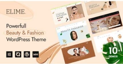 Elime - Multipurpose Cosmetics & Fashion WordPress Theme