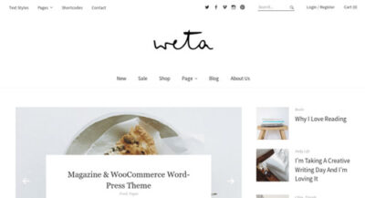 ElmaStudio Weta WordPress Theme