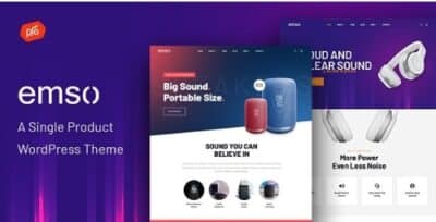 Emso A Single Product Theme