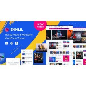 Ennlil Modern Magazine WordPress Theme with Dark Mode + WooCommerce
