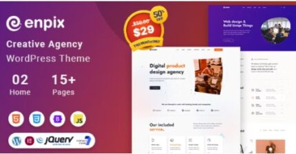 Enpix | Digital Agency Creative Portfolio Theme