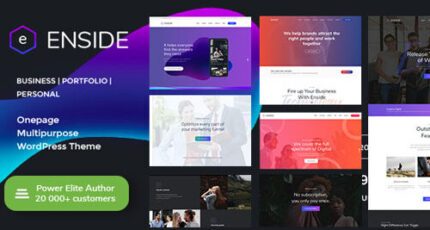 Enside – Multipurpose Onepage Landing Page WordPress Theme