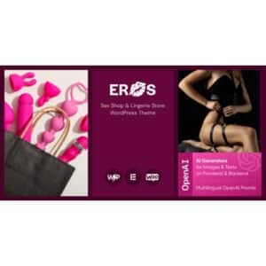 Eros Sex Shop & Lingerie Store WordPress Theme