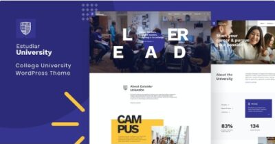 Estudiar College University WordPress Theme
