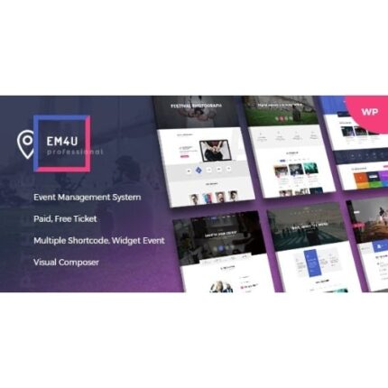 Event Management WordPress Theme for Booking Tickets - EM4U