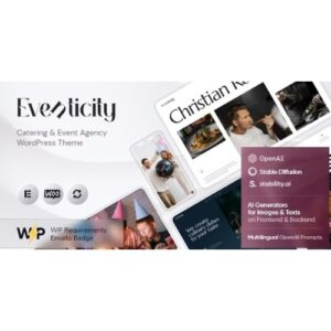 Eventicity Catering & Event Agency WordPress Theme