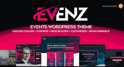 Evenz – Conference and Event WordPress Theme