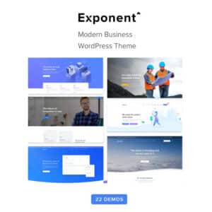 Exponent – Modern Multi Purpose Business WordPress theme