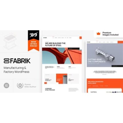 Fabrik - Manufacturing & Factory WordPress