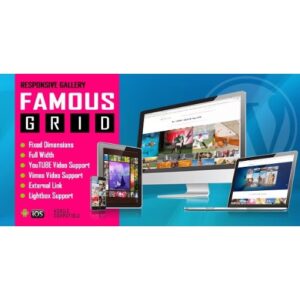 Famous Responsive Image And Video Grid Gallery WordPress Plugin